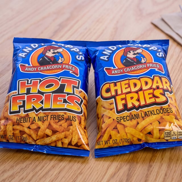Andy Capp Cheddar Fries.