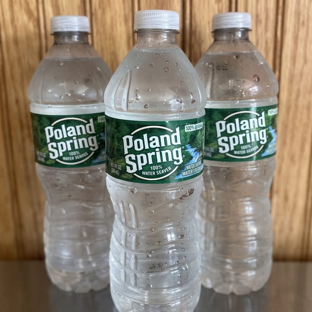 Poland Spring Water.